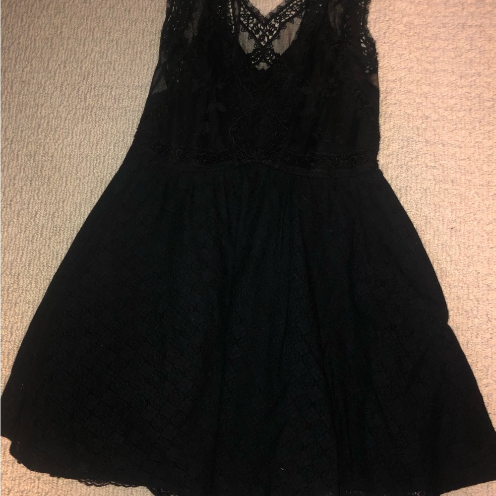 Free People lace mini A line dress size 4 - Picture 6 of 8